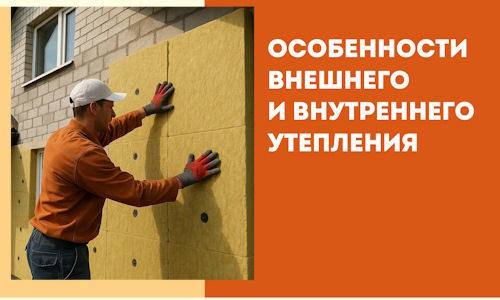 Какие особенности внешнего и внутреннего утепления в Камне-на-Оби