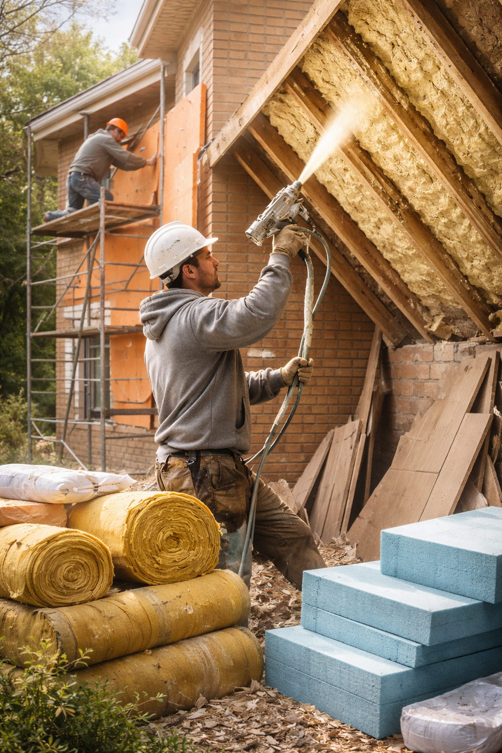 Утепление домов в Камне-на-Оби под ключ от 4263 руб/м2 | Профессионально — ТепломастерКно
